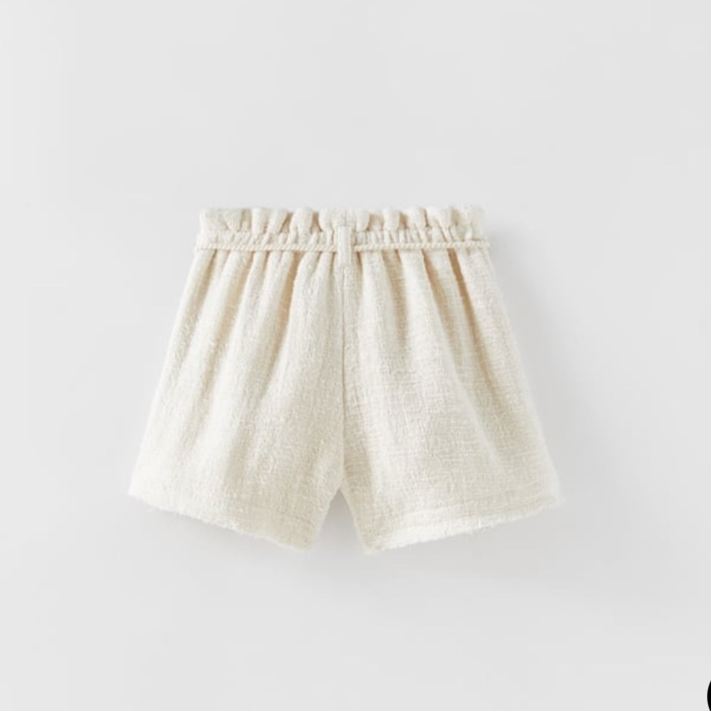 Zara Structured Shorts w/Drawstring - Picture 2 of 7